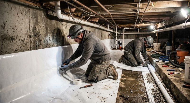 Crawlspace Waterproofing in Columbus, OH